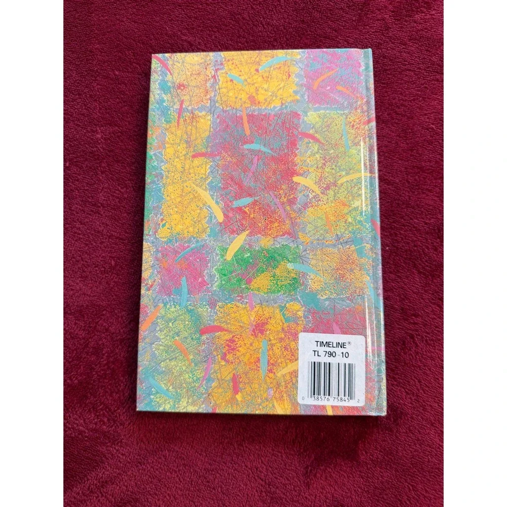 Vintage 1994 Keith Clark Hardcover Journal Ruled Pages Abstract 90s TL‎ 790-10